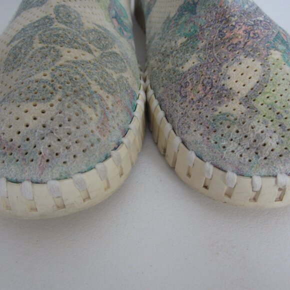 Ilse Jacobsen Womens 8.5 - 9 Shoes Sage Green Floral Tulip 139 Slip On Floral 39 - Picture 12 of 15